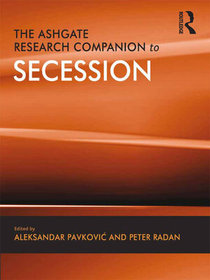 cover image of The Ashgate Research Companion to Secession
